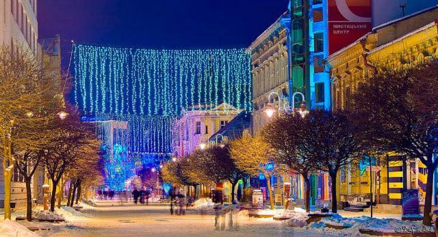 Apartment In The City Center Ivano-Frankivsk Eksteriør billede